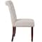 Flash Furniture 18.5 W, 27.5 L, 39.75 H 4-BT-P-BGE-FAB-GG - alternate 10